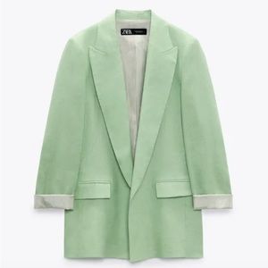 ZARA Linen Blend Blazer